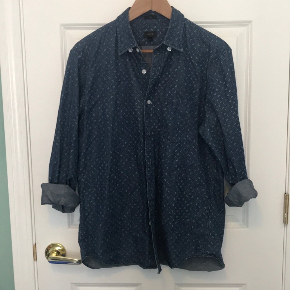 Button up denim shirt
